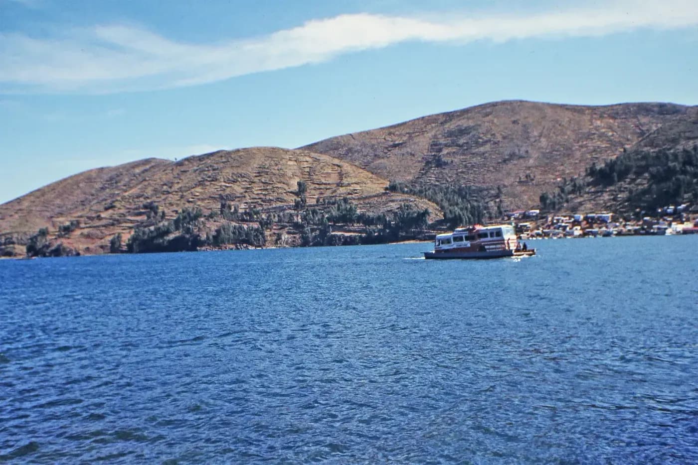 La Paz to Copacabana across Lake Titicaca by motorcycle