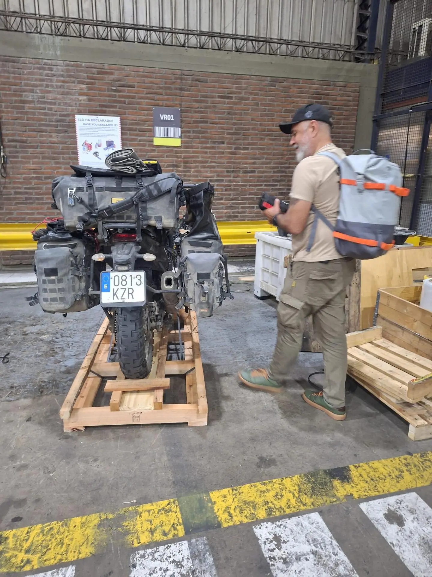 Personalised international motorcycle transport management