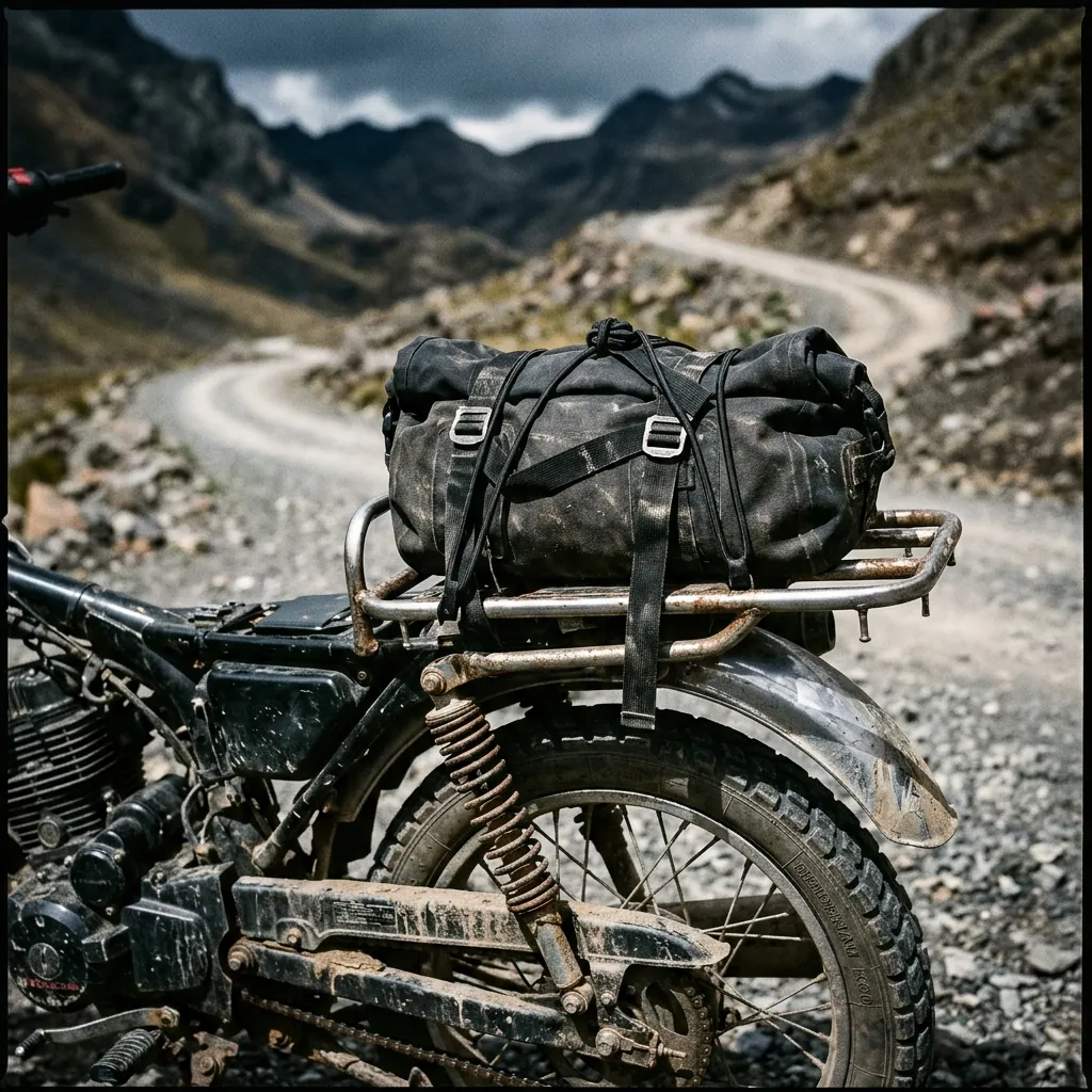 Luggage for small-displacement motorcycles: minimalism and light weight for long routes